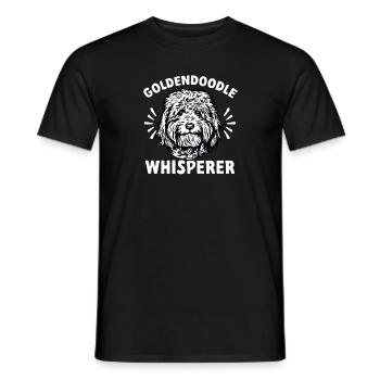 Goldendoodle Doodle Hund - Männer T-Shirt - Schwarz - Vorne - AI Model Male 178 light (178cm)