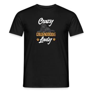 Chien Doodle Black Goldendoodle - T-shirt homme - noir - Devant - AI Model Male 178 light (178cm)