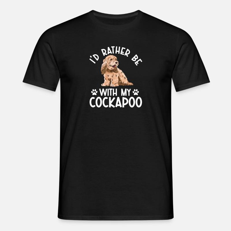 Cockapoo Dog - Men's T-Shirt - black