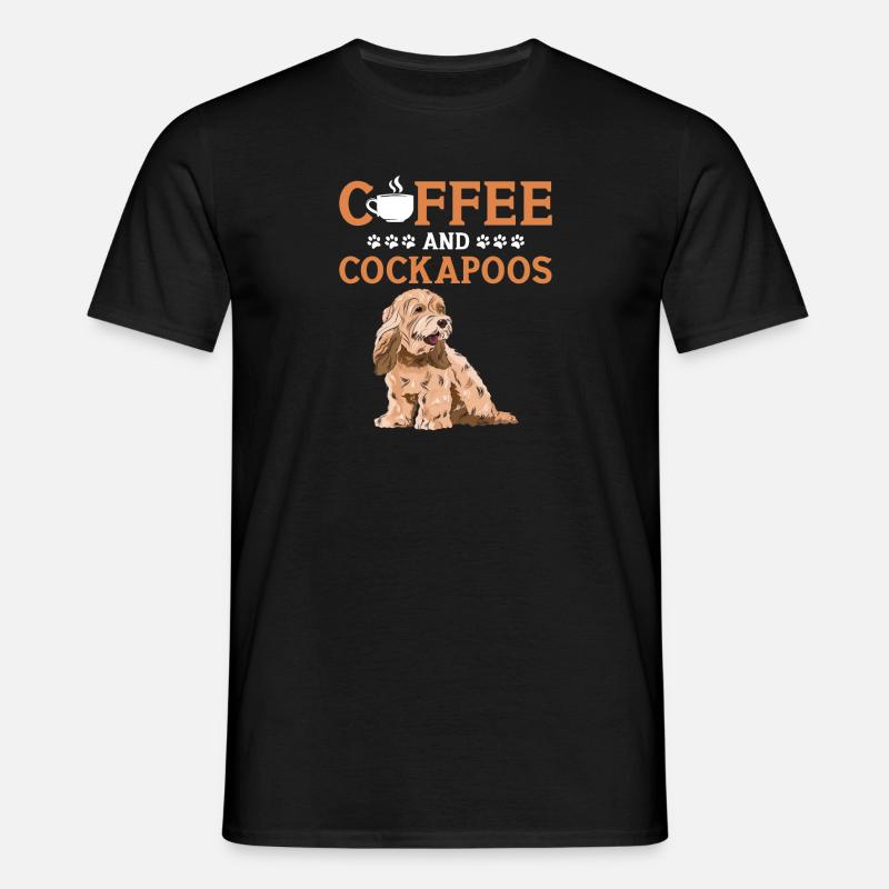 Cockapoo Hund - Männer T-Shirt - Schwarz
