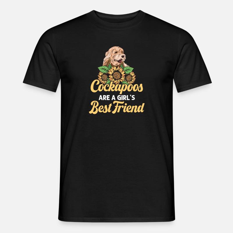 Cockapoo Chien - T-shirt homme - noir