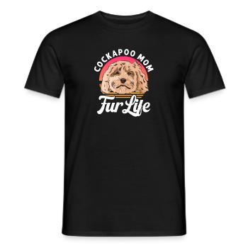 Cockapoo Chien - T-shirt homme - noir - Devant - AI Model Male 178 light (178cm)