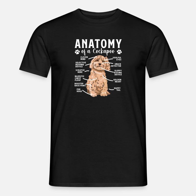 Cockapoo Hund - Männer T-Shirt - Schwarz