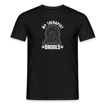 Terre-Neuve Chien de Terre-Neuve - T-shirt homme - noir - Devant - AI Model Male 178 light (178cm)