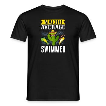 Cinco de Mayo Nacho Average Swimmers Swim Me - T-shirt homme - noir - Devant - AI Model Male 178 light (178cm)
