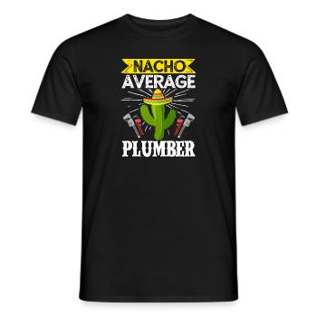 Cinco de Mayo Nacho Durchschnittlicher Klempner Kl - Männer T-Shirt - Schwarz - Vorne - AI Model Male 178 light (178cm)