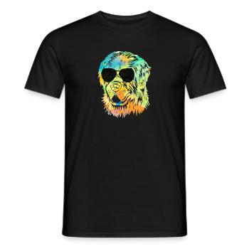 Terre-Neuve Chien de Terre-Neuve - T-shirt homme - noir - Devant - AI Model Male 178 light (178cm)