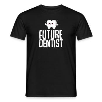 Futur dentiste dentiste étudiant en école dentaire - T-shirt homme - noir - Devant - AI Model Male 178 light (178cm)