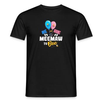Il ou elle Meemaw To Bee Best Mom Ever Motherhood - T-shirt homme - noir - Devant - AI Model Male 178 light (178cm)