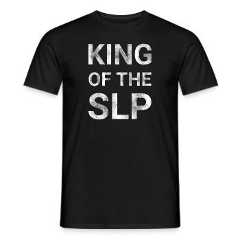 King Of The SLP - Men's T-Shirt - black - Front - AI Model Male 178 light (178cm)