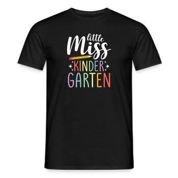 Miss Kindergarten First Day Pre School - Men's T-Shirt - black - Front - AI Model Male 178 light (178cm)