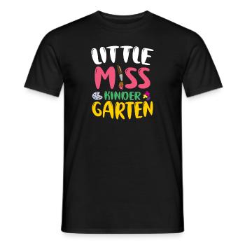 Miss Kindergarten First Day Pre School - Männer T-Shirt - Schwarz - Vorne - AI Model Male 178 light (178cm)