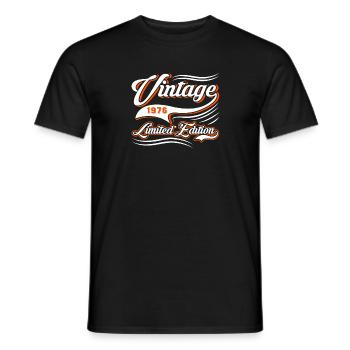 Edition Limitée 1976 Millésime - T-shirt homme - noir - Devant - AI Model Male 178 light (178cm)