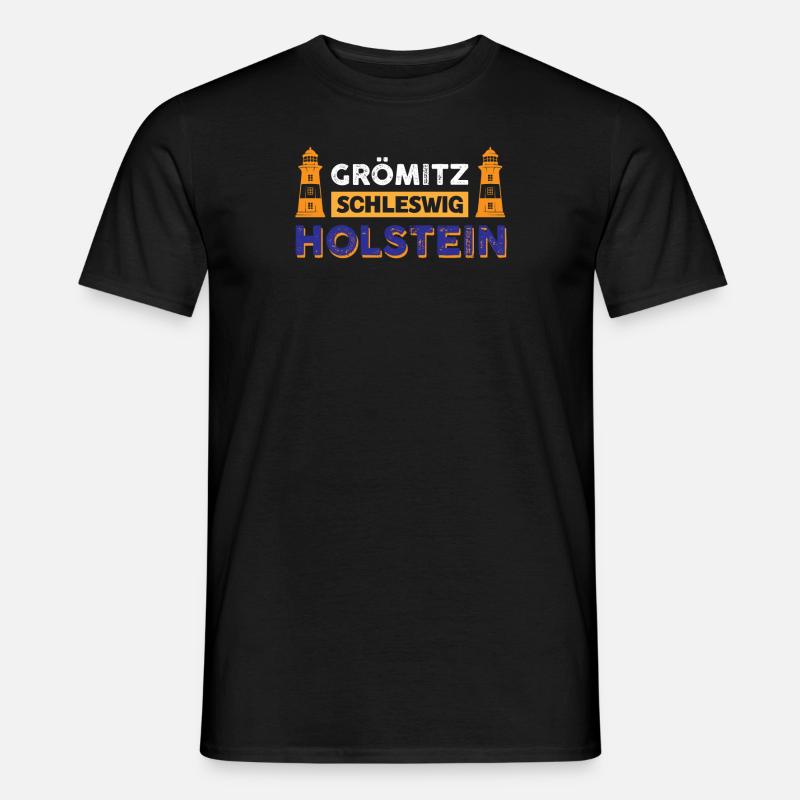 Grömitz Schleswig-holstein - Männer T-Shirt - Schwarz