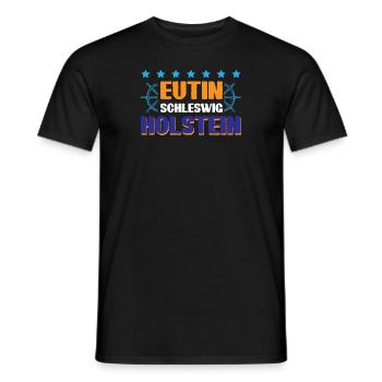 Eutin Schleswig-holstein - Men's T-Shirt - black - Front - AI Model Male 178 light (178cm)