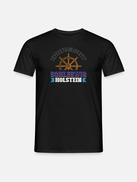 Hohwacht Schleswig-holstein - Männer T-Shirt - Schwarz