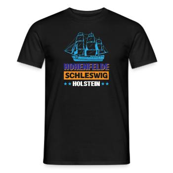 Hohenfelde Schleswig-holstein - Men's T-Shirt - black - Front - AI Model Male 178 light (178cm)