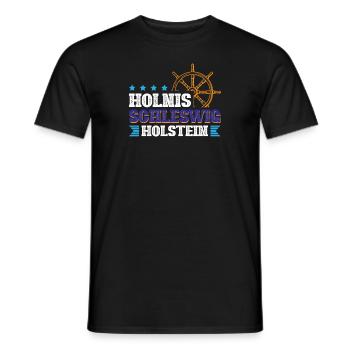 Holnisschleswig-holstein - Men's T-Shirt - black - Front - AI Model Male 178 light (178cm)