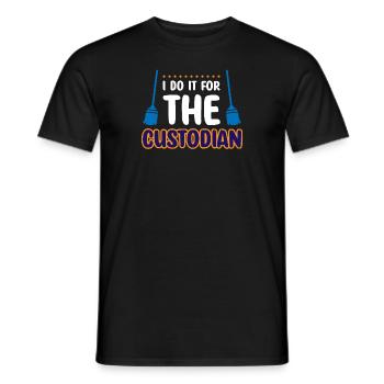 Je le fais pour le gardien - T-shirt homme - noir - Devant - AI Model Male 178 light (178cm)