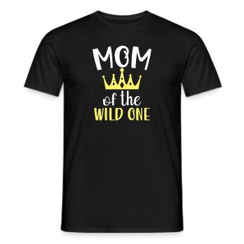 Maman Of The Wild One Anniversaire 1er Légendaire - T-shirt homme - noir - Devant - AI Model Male 178 light (178cm)