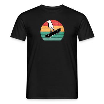 Fingerboarding Shirt, Fingerboard Shirt, Fingerboa - Men's T-Shirt - black - Front - AI Model Male 178 light (178cm)