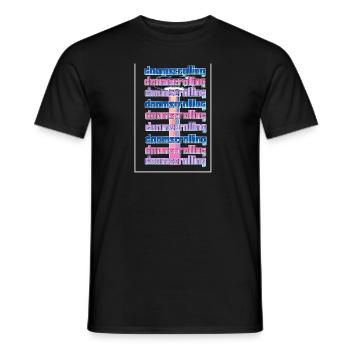 Funny Dooomscrolling Shirt / y2k Aesthetic Shirt / - Men's T-Shirt - black - Front - AI Model Male 178 light (178cm)