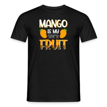 Mango ist meine Spirituose Frucht - Männer T-Shirt - Schwarz - Vorne - AI Model Male 178 light (178cm)