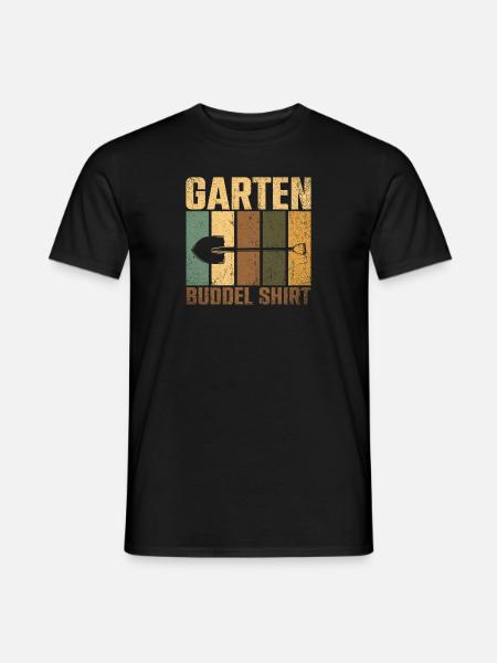 Garten Buddel - Männer T-Shirt - Schwarz