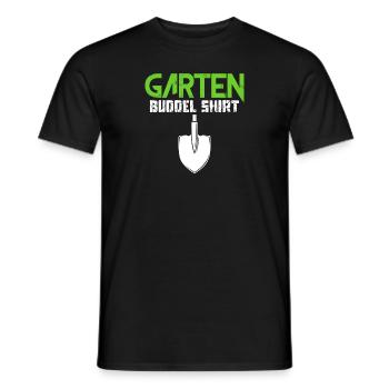 Garten Buddel - Männer T-Shirt - Schwarz - Vorne - AI Model Male 178 light (178cm)