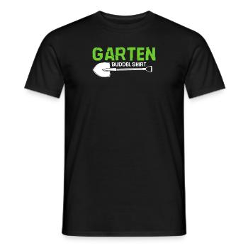 Garten Buddel - Männer T-Shirt - Schwarz - Vorne - AI Model Male 178 light (178cm)