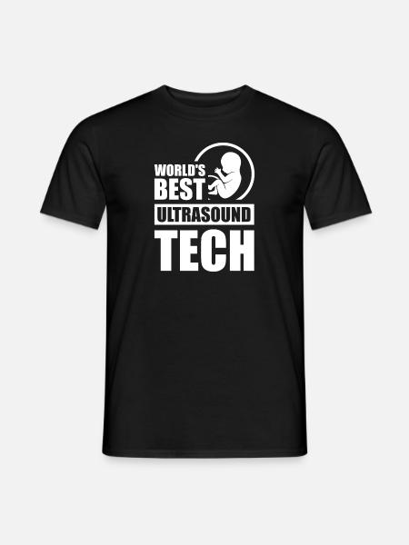 Die weltweit beste Ultraschalltechnologie - Männer T-Shirt - Schwarz