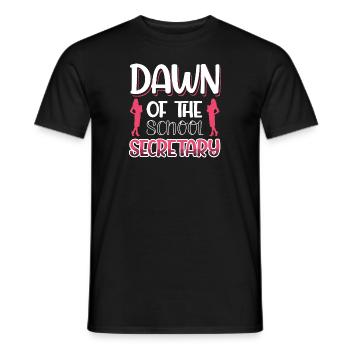 Morgendämmerung der Schulsekretärin - Männer T-Shirt - Schwarz - Vorne - AI Model Male 178 light (178cm)