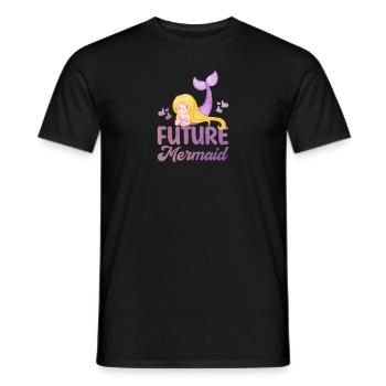 Futur Sirène - T-shirt homme - noir - Devant - AI Model Male 178 light (178cm)