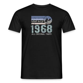 Edition Limitée 1968 Millésime - T-shirt homme - noir - Devant - AI Model Male 178 light (178cm)