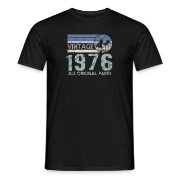 Edition Limitée 1976 Millésime - T-shirt homme - noir - Devant - AI Model Male 178 light (178cm)