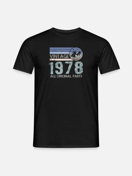 Limited Edition 1978 Vintage - Men's T-Shirt - black