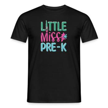 Inscription de Miss Pre K Kindergarten Preschool - T-shirt homme - noir - Devant - AI Model Male 178 light (178cm)