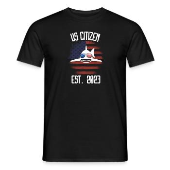 Us Citizen 2023 Shirt, US Citizenship Gift For Boy - Men's T-Shirt - black - Front - AI Model Male 178 light (178cm)