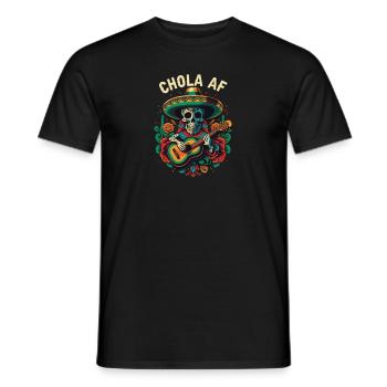 Chola AF Mexican American Pride Amérique latine - T-shirt homme - noir - Devant - AI Model Male 178 light (178cm)