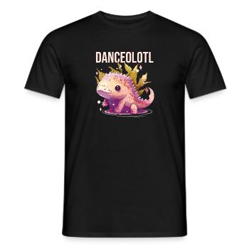 Danceolotl Axolotl Owner Dancer Mexican Walking Fi - Men's T-Shirt - black - Front - AI Model Male 178 light (178cm)