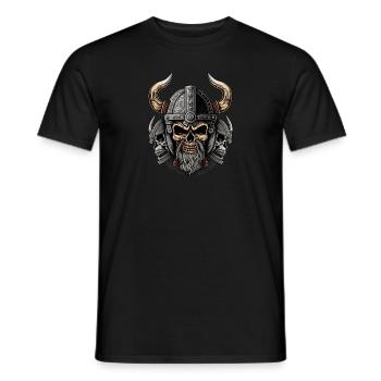 Valhalla Viking - Kanalisieren Sie Ihren inneren - Männer T-Shirt - Schwarz - Vorne - AI Model Male 178 light (178cm)