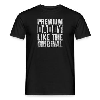 Daddy Like The Original - Men's T-Shirt - black - Front - AI Model Male 178 light (178cm)