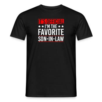 Son officiel im Le gendre préféré - T-shirt homme - noir - Devant - AI Model Male 178 light (178cm)