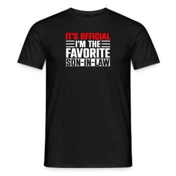 Son officiel im Le gendre préféré - T-shirt homme - noir - Devant - AI Model Male 178 light (178cm)