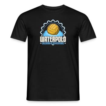 Wasserball Wassersport Wasserballer Team Spruch - Männer T-Shirt - Schwarz - Vorne - AI Model Male 178 light (178cm)