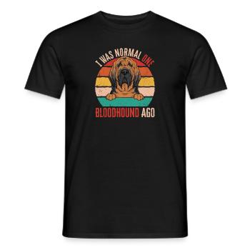 Bloodhound Hund Bluthund - Männer T-Shirt - Schwarz - Vorne - AI Model Male 178 light (178cm)