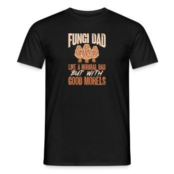 Cueillette de champignons Cueillette de champignons Cueillette de champignons - T-shirt homme - noir - Devant - AI Model Male 178 light (178cm)