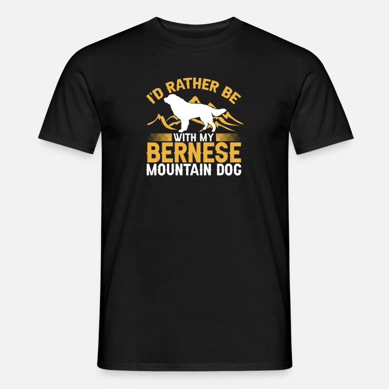 Berner Sennenhund - Männer T-Shirt - Schwarz