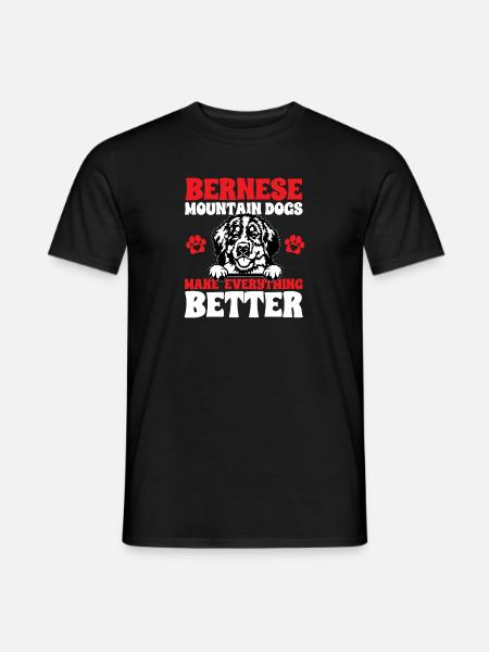 Bernese Mountain Dog - Men's T-Shirt - black