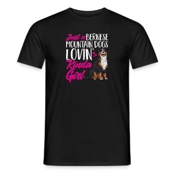 Bouvier bernois - T-shirt homme - noir - Devant - AI Model Male 178 light (178cm)